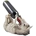Drinking White Stallion Wine Bottle Display Stand Holder in Decorative Equine, Pony and Horse Statues and Sculptures for Rustic Country Western Bar Wine Racks & Stud Farm Kitchen Decor As Gifts for Horse Lovers