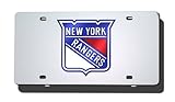 Rico New York Rangers Laser Cut Chrome License Plate