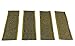 War World Gaming Dirt Road Straight Sections Set of 4 - 28mm Wargaming Scenery Terrain Model Diorama