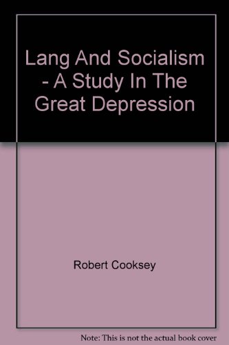 Lang and socialism : a study in the great depression