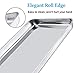 Bangder Baking Sheet Pan for Toaster Oven, Heavy Duty Stainless Steel Sheet Pan Easily Wipes Clean! Mirror Finish, Dishwasher Safe, 10 X 8 inch, Set of 2