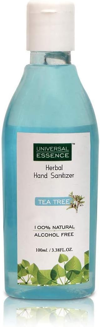 Universal Essence Pure & Herbal Hand Sanitizer – Hand Sanitizer with Moisturizing Effects of Tea Tree & Aloe Vera - 100 ML
