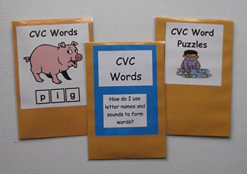 Educational Reading Centers Learning Resource Games Phonics CVC Words