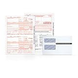 TOPS 1099 MISC Forms 2019, 5 Part Tax Forms Kit, 26 Recipients Kit of Laser/Inkjet Forms, 3 1096 Summary Forms, 26 Self Seal Envelopes (TX22905KIT)