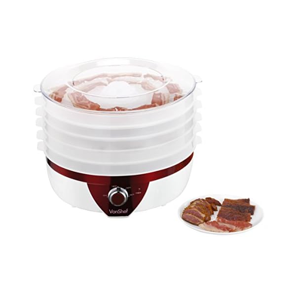 VonShef-Electric-5-Tray-Variable-Temperature-Food-Dehydrator VonShef-Electric-5-Tray-Variable-Temperature-Food-Dehydrator
