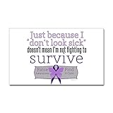 CafePress Fight to Survive Lupus Sticker Sticker Rectangle - 3x5 White