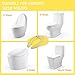 Jerrybox Potty Seat Foldable Travel Toilet Training Seat for Babies, Toddlers Potty Seat with Carrying Bag (Yellow)