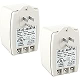 2 Pack 24VAC, 40 VA AC Transformer Plug in with PTC