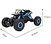 Rc Car,KingPow Remote Control Car 2.4GHz Electric Rock Crawler Radio Control Remote Car With High Speed 25Kilometer/h Racing Off Road Rc Truck - Blue