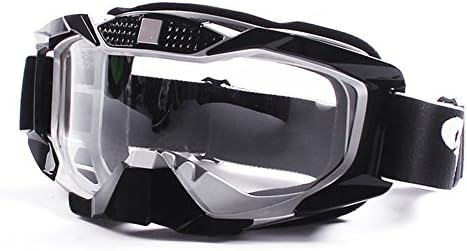 Fodsport Motorcycle Motocross Goggles Glasses MX Dirt Bike Racing Off Road Anti Fog Clear Silver