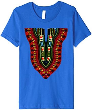 unisex-child KayCity: Dashiki T-Shirt Traditional Boho Funny Shirt 4 Royal Blue