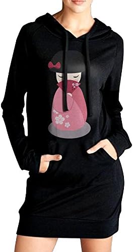 Kawaii Toy Girl Women Long Sleeve Round Neck Hoodies Printed Pullover Sweatshirt