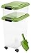 3- Piece Airtight Pet Food Storage Container Combo, Green