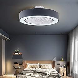 Orillon Modern Macaron Flush Mount Ceiling Fan with