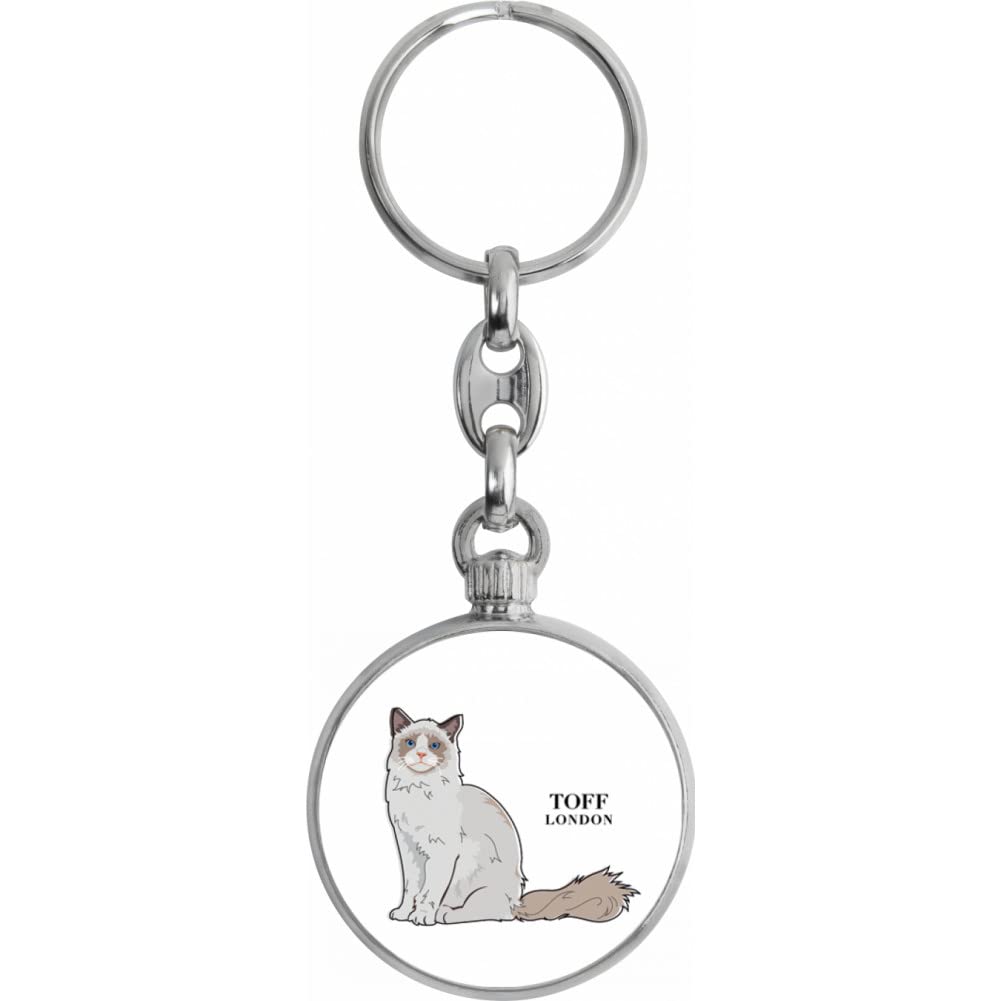 Toff London Ragdoll Cat Keyring