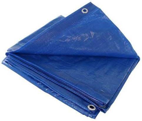 9 X 12 Blue Tarp Cover Patio Canopy Shade Yard 9x12