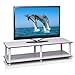 Furinno Just No Tools Wide TV Stand, White
