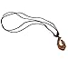 Lemu Jewelry Hawaiian Maori Fish Hook Necklace Pendant Hemp Cord Chain for Mens Womens