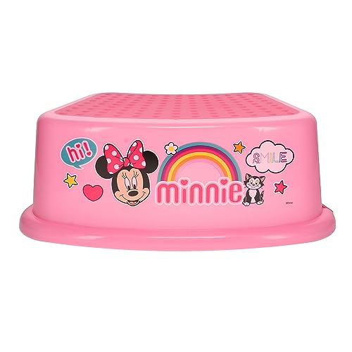 Disney Minnie Mouse "Smile" Step Stool - Kids Step Stool