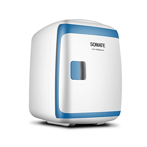 Click Here to See More Images ZJⓇ Mini Refrigerator Car refrigerator - 13L Car Refrigerator Portable Cold Box Student Micro Refrigerator Mini Fridge Travel Refrigeration Incubator # (Color : Blue)