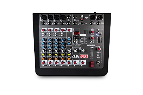 Allen & Heath ZEDi-10FX Hybrid Compact Mixer/4x4 USB Interface with FX