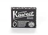 Kaweco Fountain Pen Ink Cartridge - Black - Pack of 6