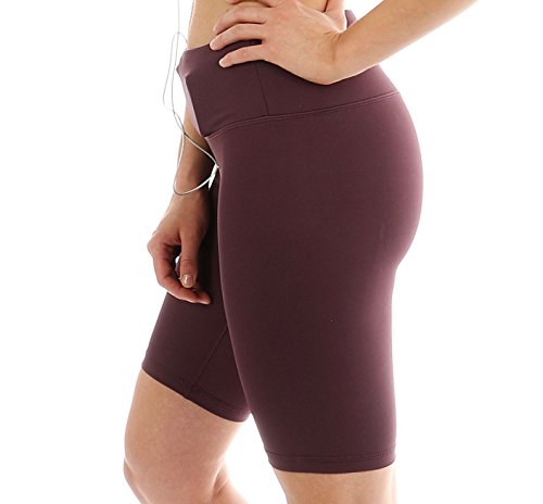Yoga Shorts Active Long Shorts, Women's Plus Size Workout Bike Running Long Shorts