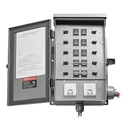 VEVOR Manual Transfer, 30-Amp 10-Circuit, Prewired
