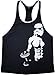 Stormtrooper Star Wars Men's Deepcut Workout Tank Top Stringer Gym Shirt White Trim Small Black