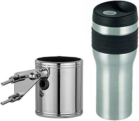 Kruzer Kaddy KKCP#1550 Chrome Combo Pack (Includes Switch Mount Kustom Kaddy and Kruzer Travel Cup)