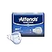 Attends Classic Briefs with Dry-Lock Technology for Adult Incontinence Care, X-Large, Unisex, 20 Count (Pack of 3)