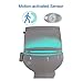 Goldmore Toilet Night Light Motion Sensor LED 2016 New Arrival - 8 Color for Washroom Bathroom