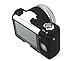 A5100 Camera Case, Flexible Camera Silicone Cover Protective Skin Shell for Sony Alpha A5000 A5100 Digital Camera, Black