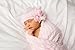 Infanteenie Beenie pink chiffon rose baby girl newborn hospital hat