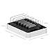 7-Port USB Charging Station Surge Protector Device Organizer for Multiple USB Devices, Multi USB Charger Including Apple iPad & iPhone Products, 1A & 2.4A USB Ports, Anti-Scratch Padded Dividers