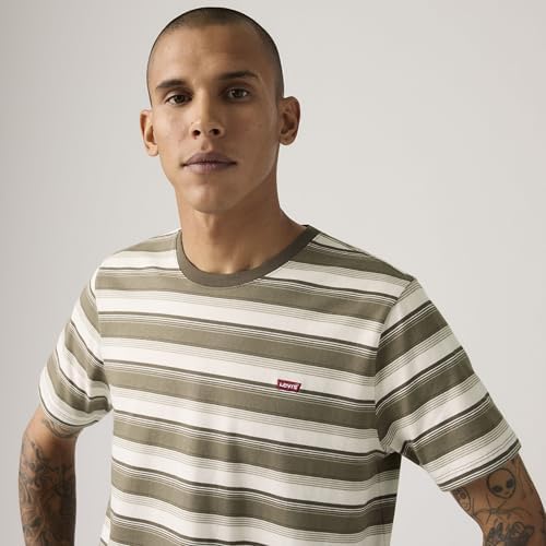 Ss Original Hm Tee Jen Stripe Maitake Br