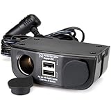 Multi-Use Vehicle Charger with Dual USB Ports and Dual 12 Volt Sockets - Magnadyne