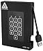Apricorn Aegis Padlock Fortress FIPS 140-2 Level 2 Validated 256-bit Encrypted USB 3.0 Hard Drive with PIN Access, black, 2 TB - A25-3PL256-2000F primary