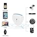 Bluetooth Receiver, iCrius 4.2 Wireless Bluetooth Audio Receiver Hands-Free Car Kits Portable Bluetooth 3.5mm Aux Jack Adapter for Headphones Home Audio/Car Stereo System (White)
