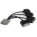 StarTech.com VHDCI to Quad DVI-D Splitter Breakout Cable - VHDCI (M) to 4 port DVI-D (F) Cable for NVIDIA & VisionTek Graphics Cards (VHDCI24DVI)