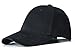 Edoneery Men Women 100% Cotton Adjustable Washed Twill Low Profile Plain Baseball Cap Hat(Black)