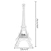 9 Inch Light Up Acrylic LED Eiffel Tower Souvenir w/ Build in Multicolor LED Lights. Battery Included | Centerpiece Decor