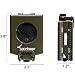 Sportneer Multifunctional Military Lensatic Sighting Compass with Inclinometer and Carrying Bag, Waterproof and Shakeproof, Army Green