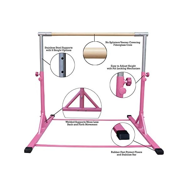 Z ATHLETIC Kip Bar and Gymnastics Mat (Multiple Sizes and Colors