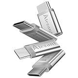 USB Type C Adapter,USB-C to Micro USB Adapter,iAlegant USB C Convert Connector 56k Resistor for Samsung Galaxy Note 8 S8 S8+,LG V30 V20 G6,Google Pixel,Macbook,Nexus 6P,Moto Z2 Play (4 Pack Silver)