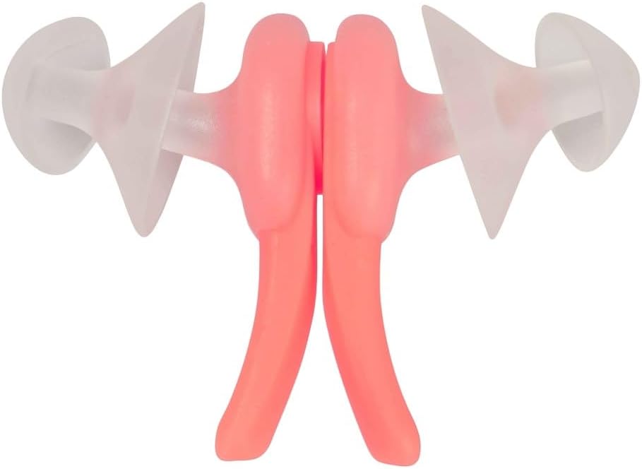Speedo Biofuse Earplugs Unisex Ergonomic Ear Protection Clear Fluro Tangerine