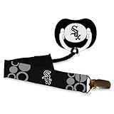 Baby Fanatic Pacifier with Clip, Chicago White Sox
