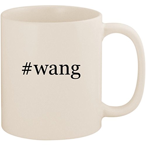 #wang - 11oz Ceramic Coffee Mug Cup, White