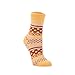Yannk Women's 5 Pair Pack Vintage Style Cotton Crew Socks (SK32-1-A)