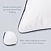 WENERSI White Goose Feather and Down Pillows for Sleeping(2-Pack,Queen Soft) 100% Cotton Shell with Ultra Fresh Treatment